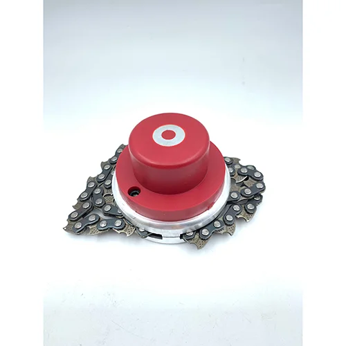 Dupiulk 65Mn Weed Eater Head, Grass Cutter Trimmer, Chain Weed Eater Blades (Red)