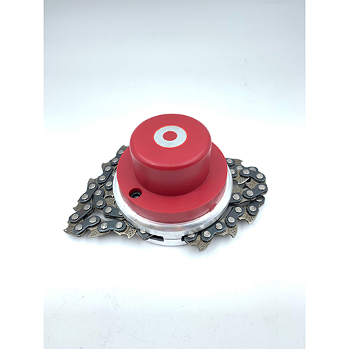 Dupiulk 65Mn Weed Eater Head, Grass Cutter Trimmer, Chain Weed Eater Blades (Red)