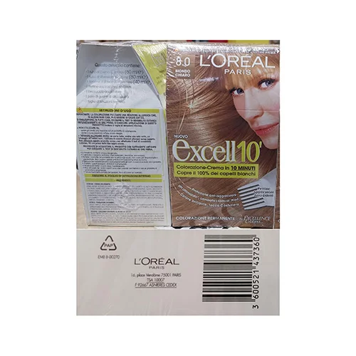L'OREAL PARIS — Excell 10 - Biondo chiaro 8.0