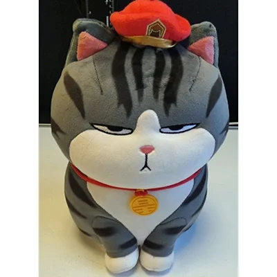 WAYLEY STAR — Peluche chat gris