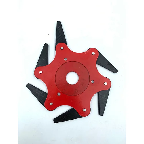 Lawn Mower Cutter Head Garden 6 Steel Blades Razors Trimmer Replacement String Trimmer Head