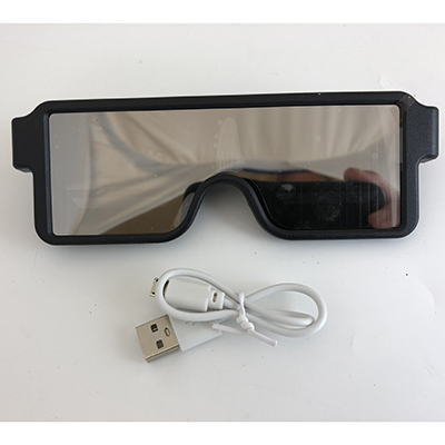 Glasses with LED light
