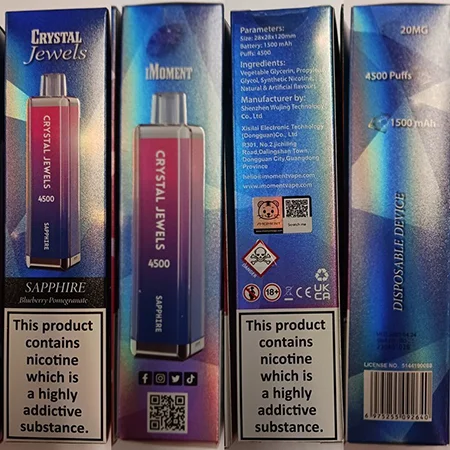 IMOMENT — IMOMENT CRYSTAL JEWEL SAPPHIRE Blueberry Pomegranate