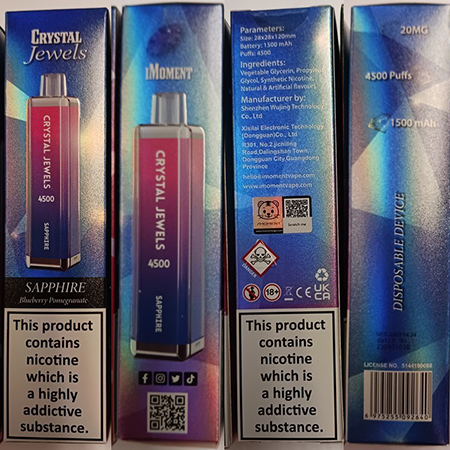 IMOMENT — IMOMENT CRYSTAL JEWEL SAPPHIRE Blueberry Pomegranate