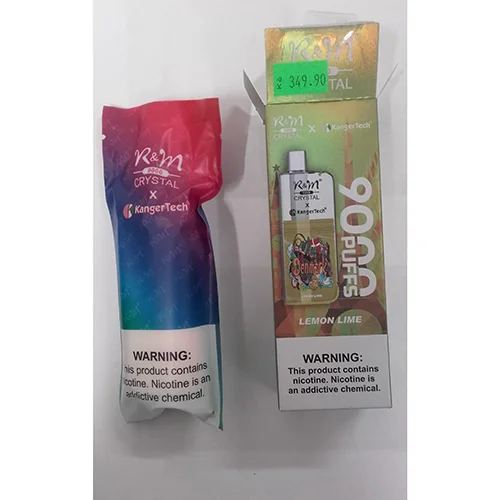 R&M® 9000 CRYSTAL X KangerTech® 9000 PUFFS — R&M® 9000 CRYSTAL X KangerTech® 9000 PUFFS