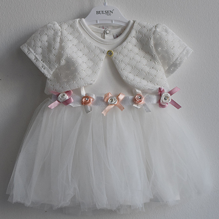 BULSEN BABY — YALLIK DELIKLI BOLEROLU ELBISE