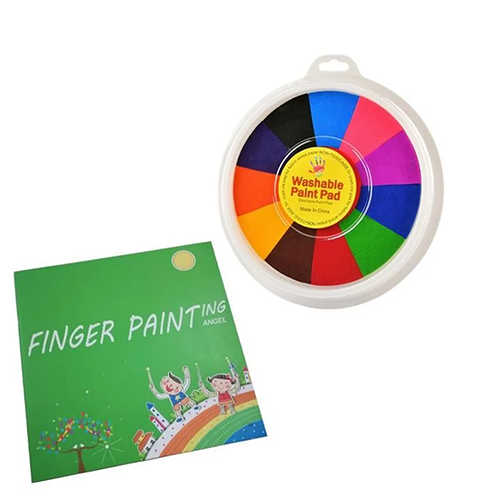 Kit de peinture au doigt amusant pour enfants, graffiti coloré, dessin pour enfants, jardin