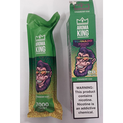 Aroma king 7000 puffs — AROMA KING TORNADO 7000,  STRAWBERRY KIWI