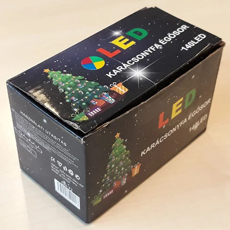 „LED KARÁCSONYFA ÉGŐSOR 140LED”