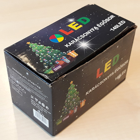 „LED KARÁCSONYFA ÉGŐSOR 140LED”