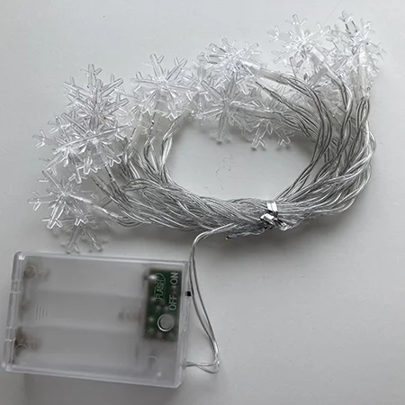Snow flakes LED LED-slinga Snöflingor RGB