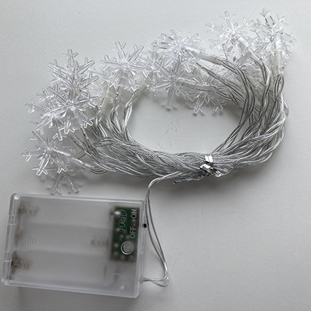 Snow flakes LED LED-slinga Snöflingor RGB