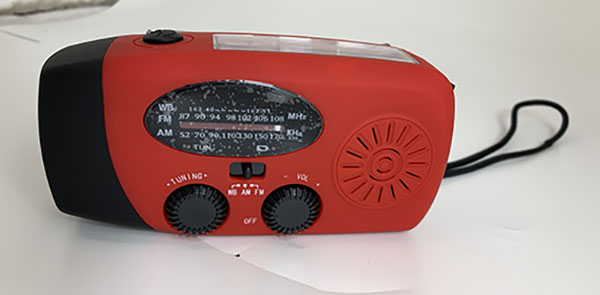 Not specified — Emergency Crank Radio
