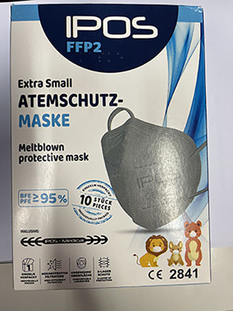 IPOS — Extra Small Atemschutz-maske, Meltblown protective mask