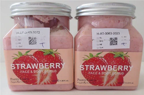 pretty cowry — Strawberry Face & Body Scrub