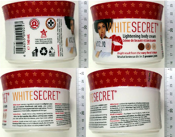 White Secret Lightening body cream