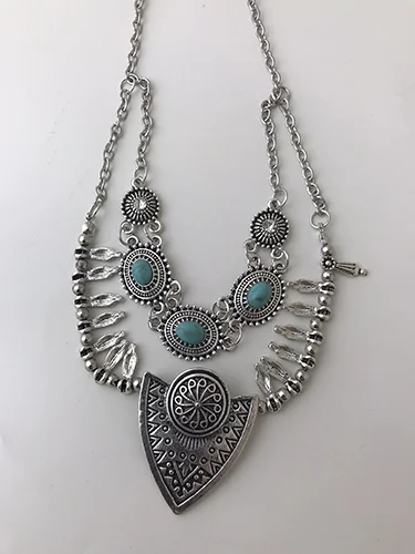 Fashion jewellery — water drop necklace foreign trade hot sale clavicle chain item ornament sweater chain