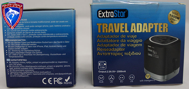 Extrastar — TRAVEL ADAPTER