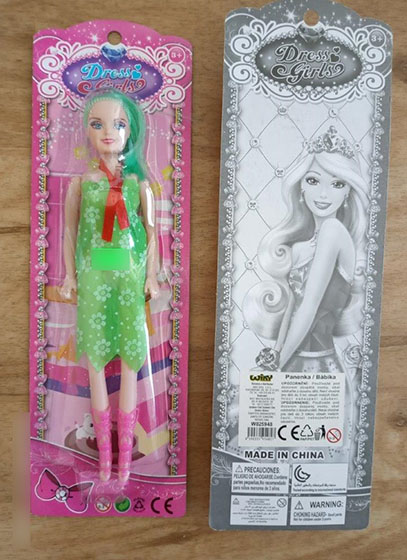 Doll Dress Girls 3+