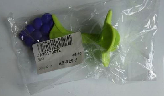 Bébé silicone anneau de dentition enfants mâcher dents jouets fruit bite sans
