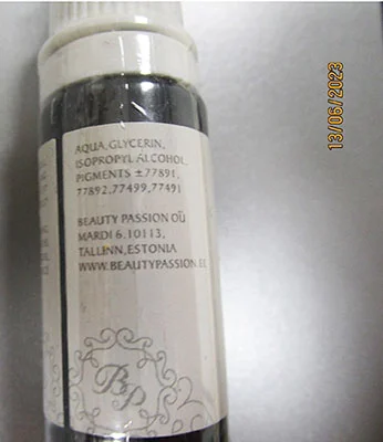Beauty Passion Permanent Makeup Color Black