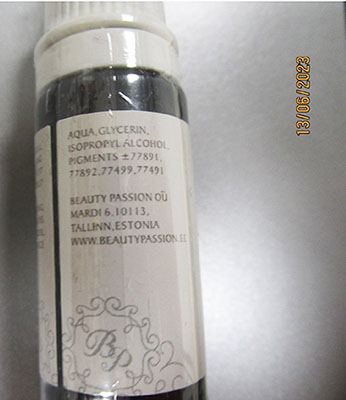Beauty Passion Permanent Makeup Color Black