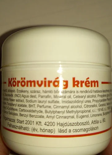Körömvirág krém