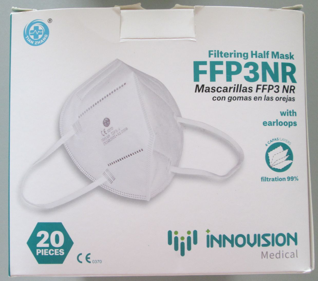 innivision Medical — Filtering Half Mask FFP3NR