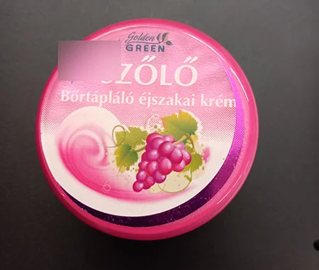 Golden Green — Golden green - Grape / Szőlő bőrtápláló éjszakai krém