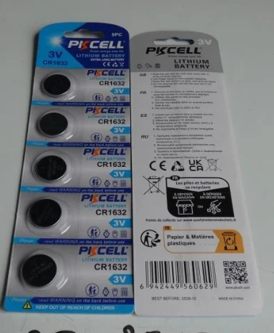 PKCELL — Lithium Battery 3V CR1632