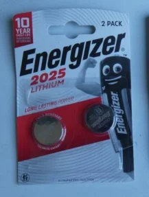 ENERGIZER — Pack 2 piles lithium CR2025