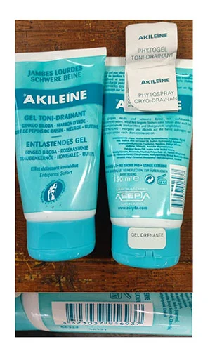 Akileine — Gel toni-drainant