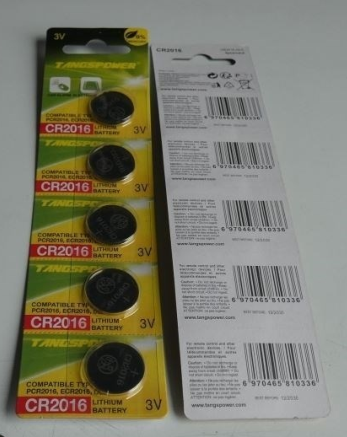Tangspower — CR2016 - Lithium Battery 3V
