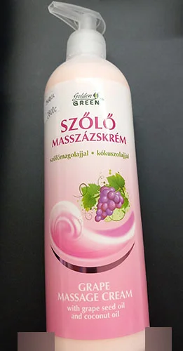 Golden Green — Szőlő masszázskrém