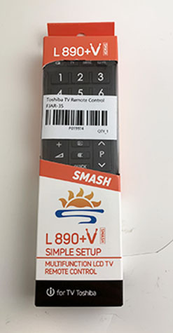 Toshiba (counterfeit) — Remote control