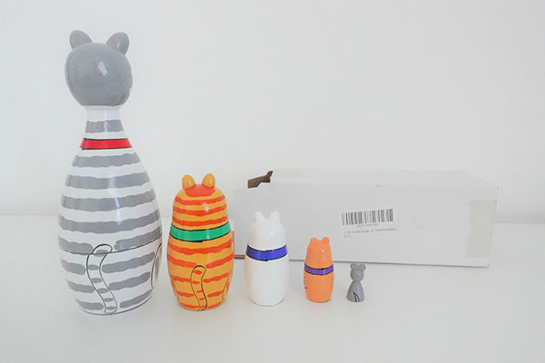 XUBX — Matroschka aus Holz, Matrjoschka Russian Nesting Dolls, Stapel Puppe Spielzeug, etc. ...
