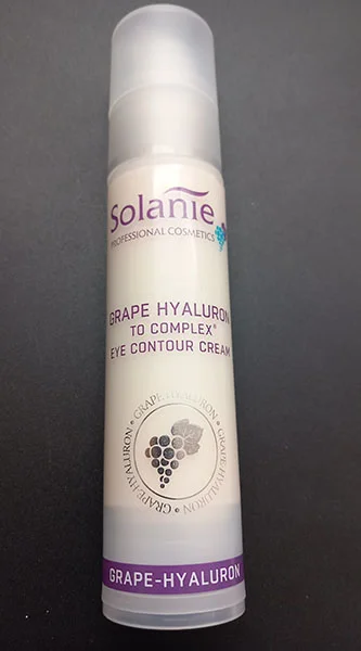 Solanie — Grape hyaluron to complex eye contour cream