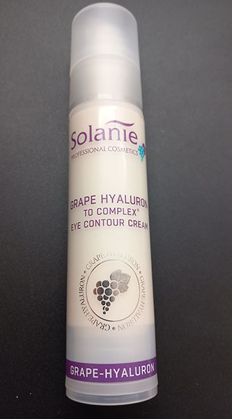 Solanie — Grape hyaluron to complex eye contour cream