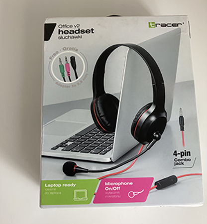 tracer — Headset Tracer office v2 Brusreducerande Flexibel