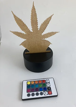Creative 3D visualization lamp