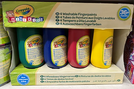Crayola — 4 Tubes de peinture aux doigts lavables