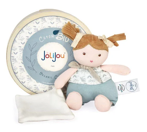 JOLIJOU — LES JOLIFLORES EN COTON -FLORE AVEC SON DOUDOU -AMANDE
