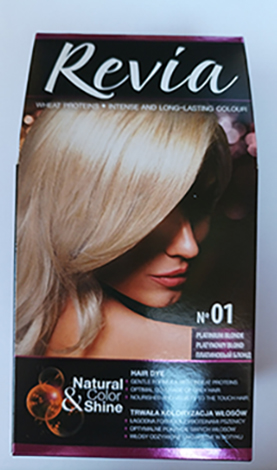 Revia Verona — Revia Natur Color&Shine - No1 Platinum Blonde