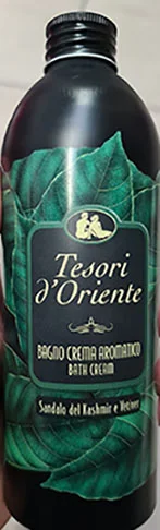Tesori d'Oriente — Bagno Crema - Sandalo del Kashmir e Vetiver