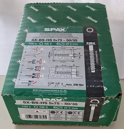 SPAX — Betonschräube-Hexagonal-Scheibe