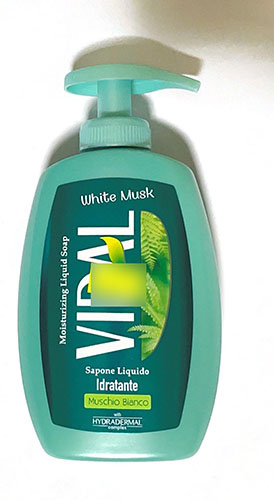 Vidal — Sapone liquido idratante muschio bianco