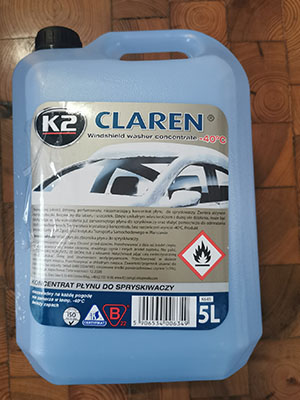 K2 — CLAREN Windshield washer concentrate -40°C