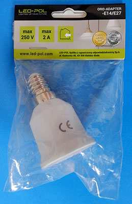 LED POL — ORO-ADAPTER-E14/E27
