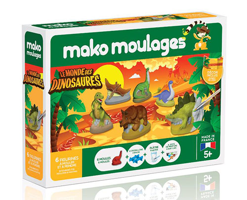 Mako moulages — Coffrets Cap sur la mer / Balade en forêt / Le monde des dinosaures