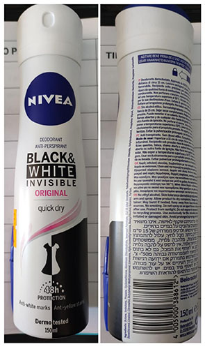 Nivea — Black & White invisible
